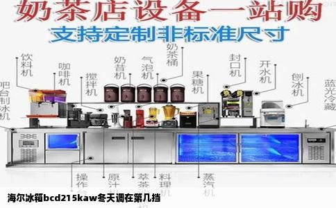 海尔冰箱bcd215kaw冬天调在第几挡