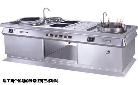 喝了两个星期的绿茶还有三杯咖啡