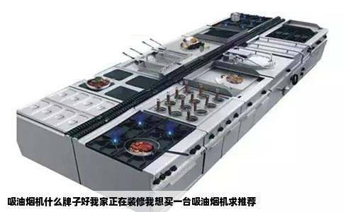 吸油烟机什么牌子好我家正在装修我想买一台吸油烟机求推荐