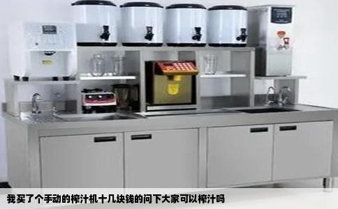 我买了个手动的榨汁机十几块钱的问下大家可以榨汁吗