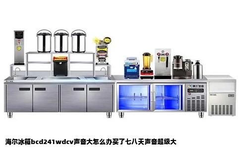 海尔冰箱bcd241wdcv声音大怎么办买了七八天声音超级大