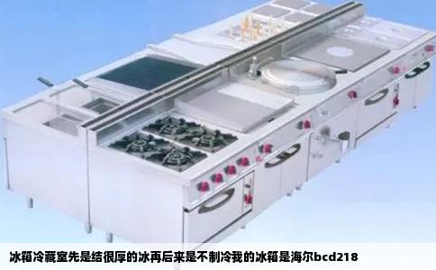 冰箱冷藏室先是结很厚的冰再后来是不制冷我的冰箱是海尔bcd218