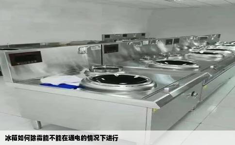 冰箱如何除霜能不能在通电的情况下进行