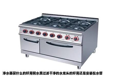 净水器买什么的好用啊水质过滤干净的水龙头的好用还是安装在水管