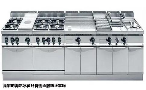 我家的海尔冰箱只有侧面散热正常吗