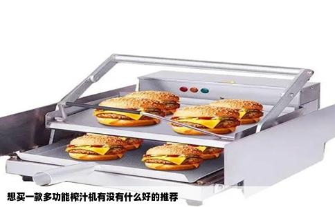 想买一款多功能榨汁机有没有什么好的推荐