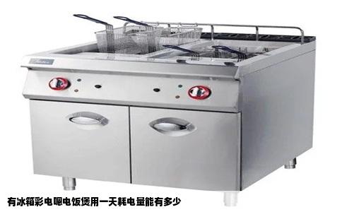 有冰箱彩电嗯电饭煲用一天耗电量能有多少