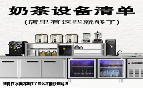 猪肉在冰箱内冻住了怎么才能快速解冻